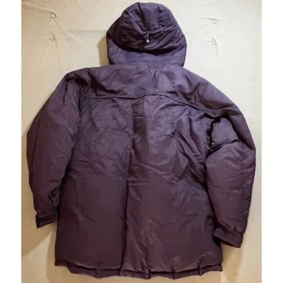 Cabela's‎ Down Jacket Adult Extra Large Button Purple Long Sleeve Hoddie Mens.